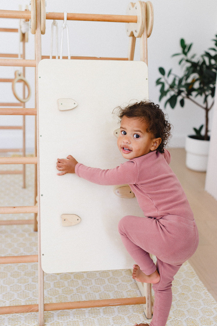 6-in-1 Indoor Jungle Gym for Kids (Climber, Slide, Swing, Monkey Bars)