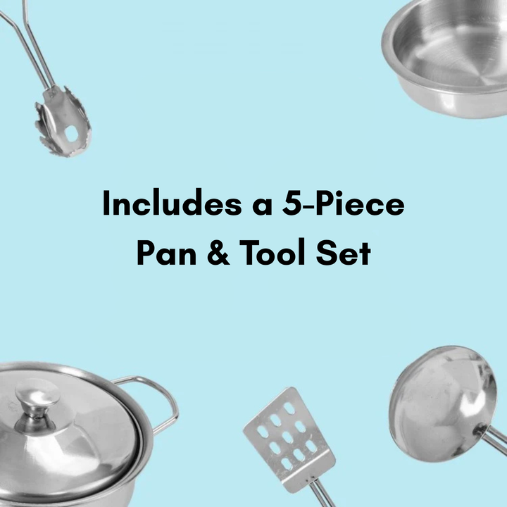 Kids Pretend Play Kitchen with Accessories