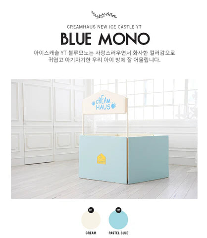 Creamhaus Ice Castle YT – Modular Play Mat & Play Pen Set, Non-Toxic Foam