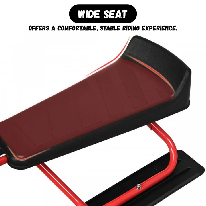 Snow Sled with Steering Wheel