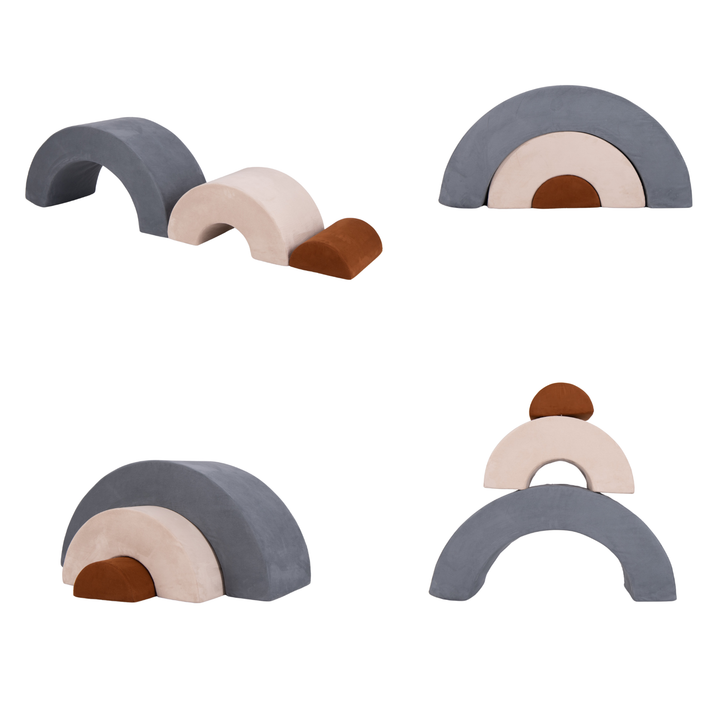 Rainbow Arc Climber - Foam Climbing Blocks