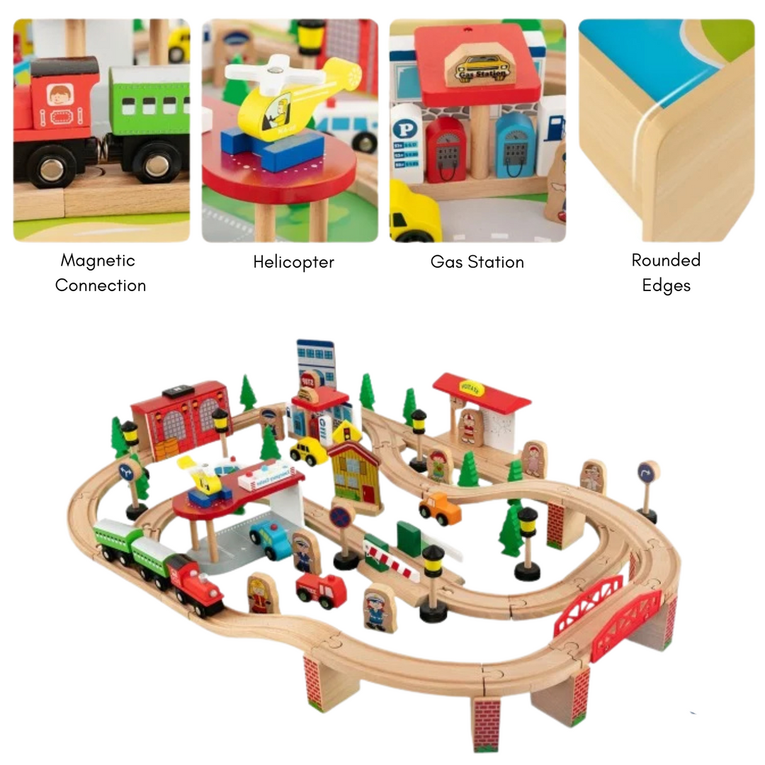 Wooden Table With Train Playset 2 - Manual