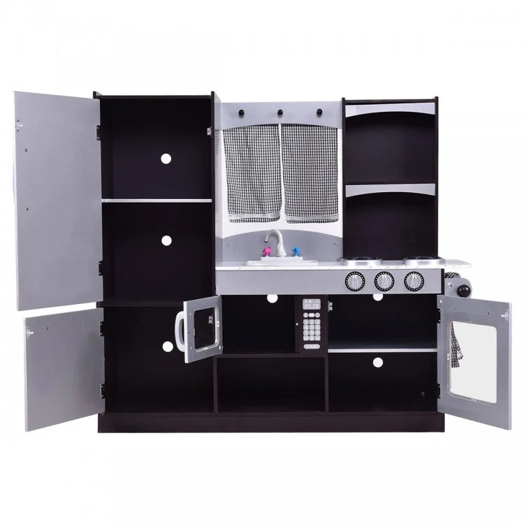 Kids Modern Pretend Play Kitchen Set