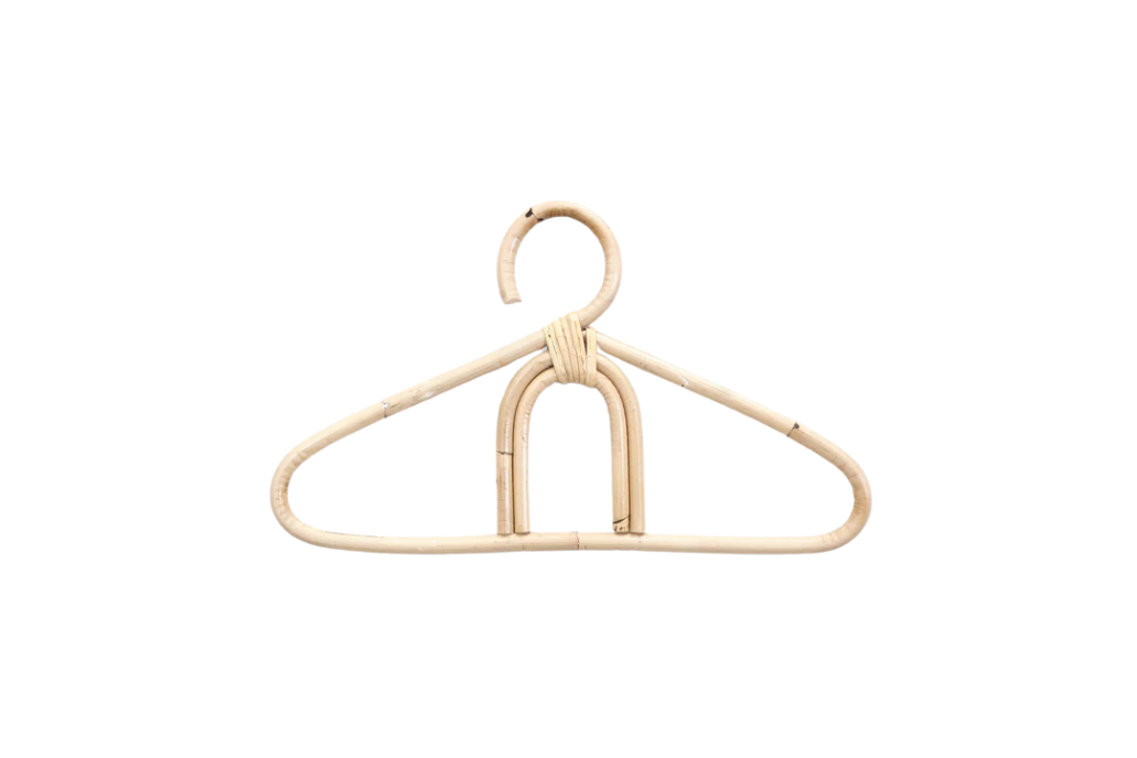 Rattan Kids Hangers (Set Of 5)