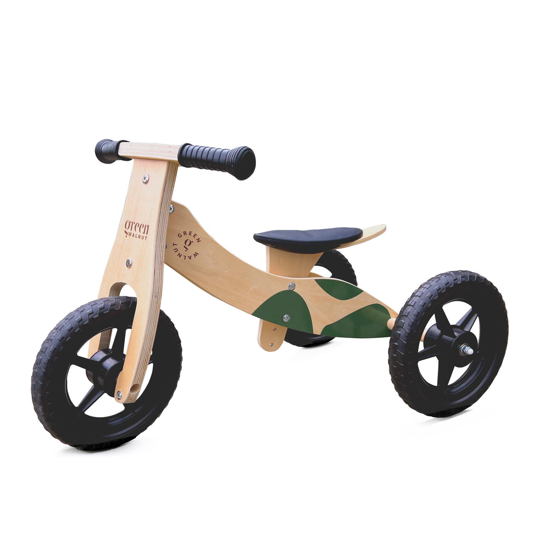 Wooden Convertible Balance Bike