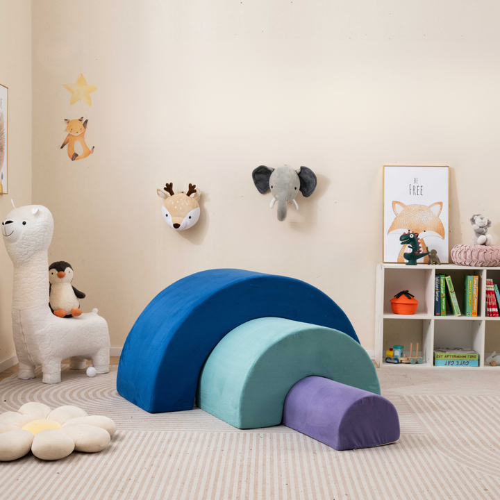 Rainbow Arc Climber - Foam Climbing Blocks