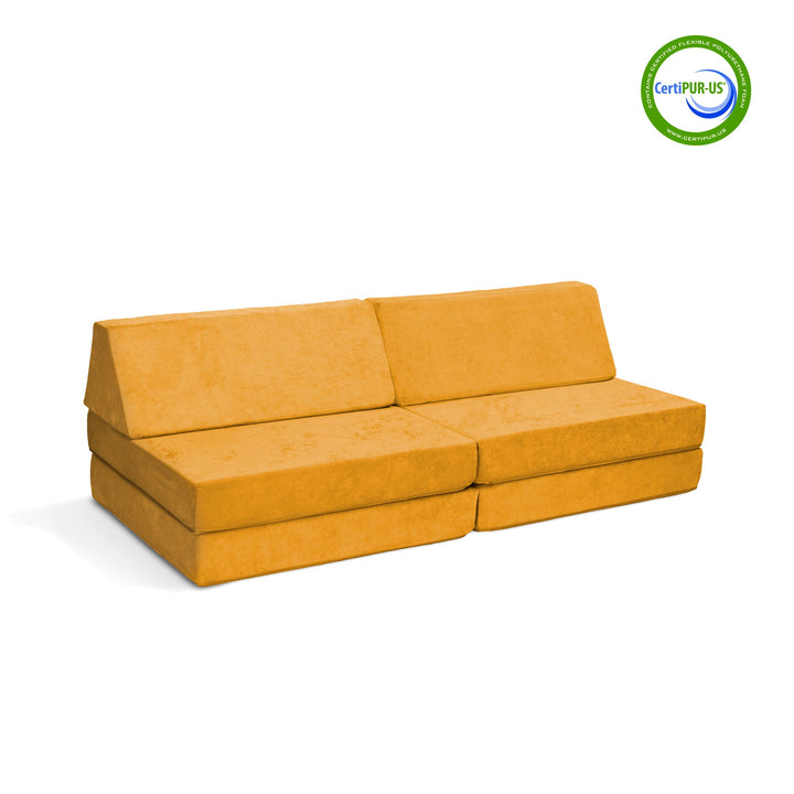 The Coconut Play Couch in Bumble Bloom