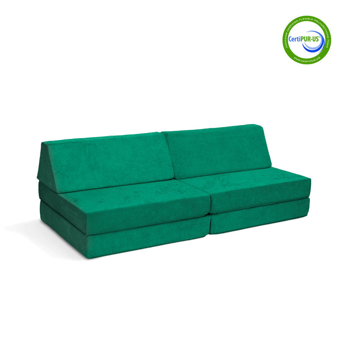 The Coconut Play Couch in Forest Fern