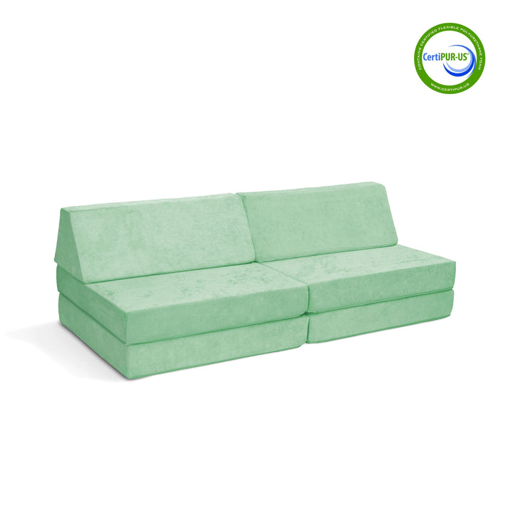 The Coconut Play Couch in Misty Mint