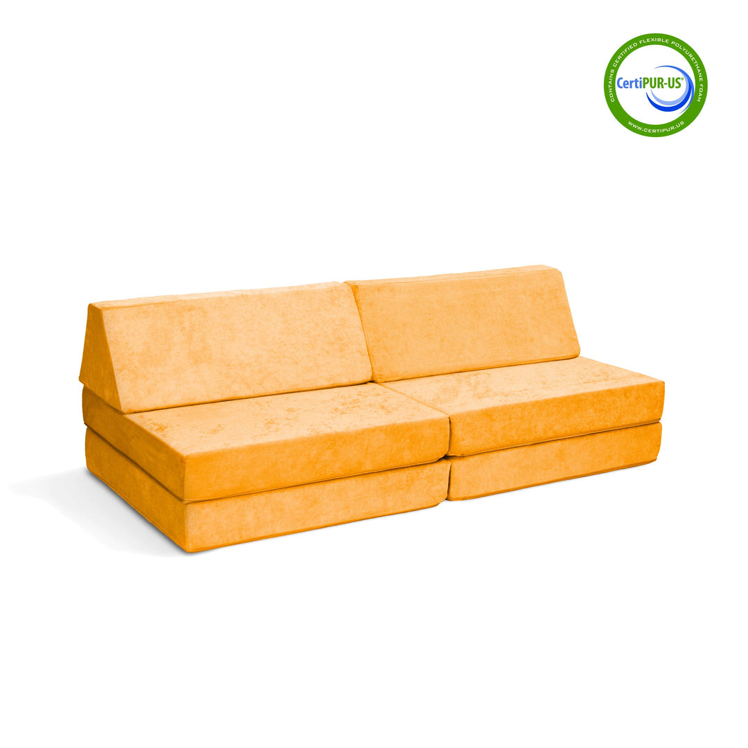 The Coconut Play Couch in Honey Hop