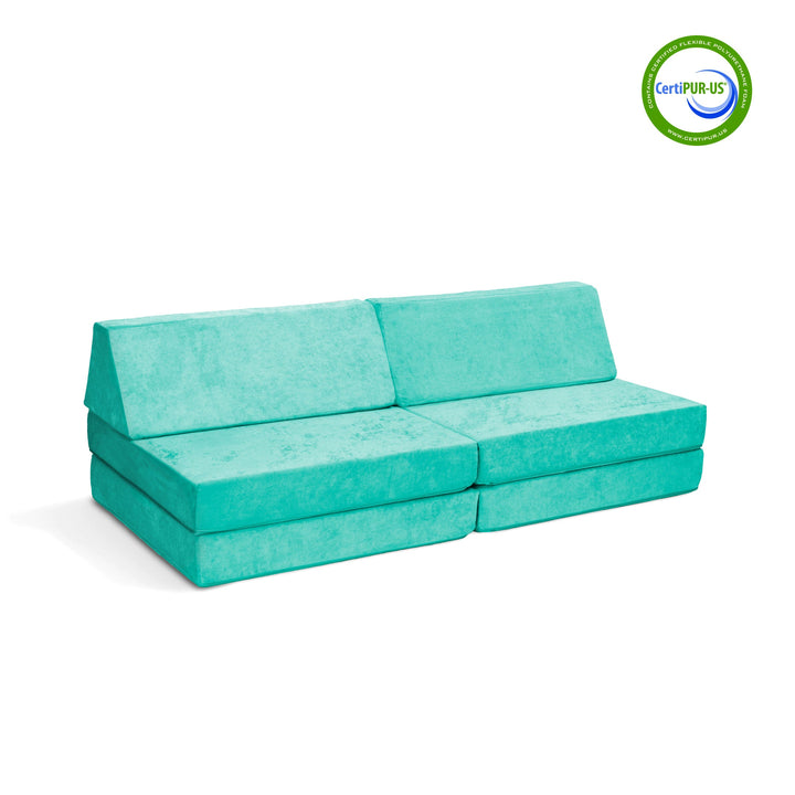 The Coconut Play Couch in Tropical Teal