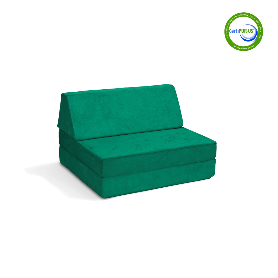 The Half-Coconut Play Couch in Forest Fern