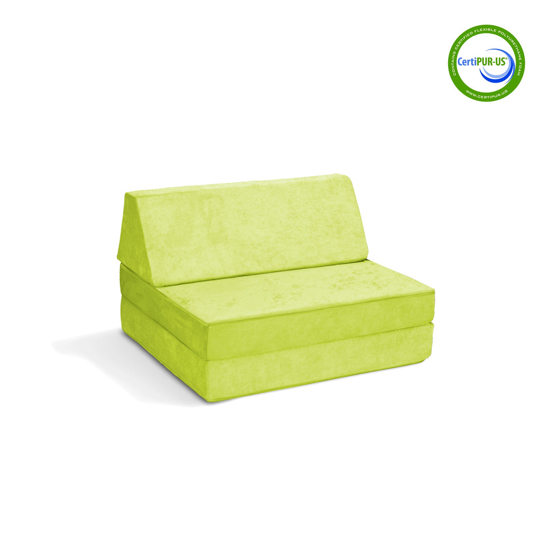 The Half-Coconut Play Couch in Lima Limon