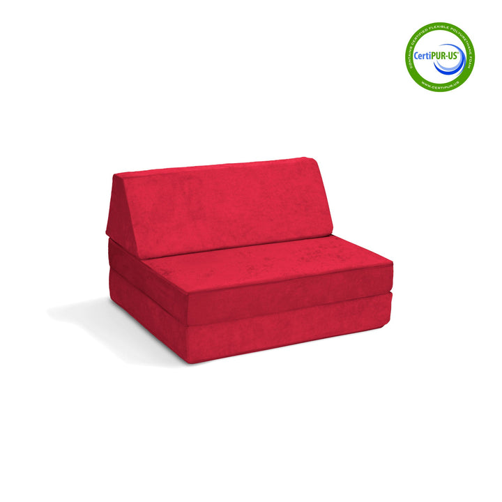The Half-Coconut Play Couch in Poppy Pop
