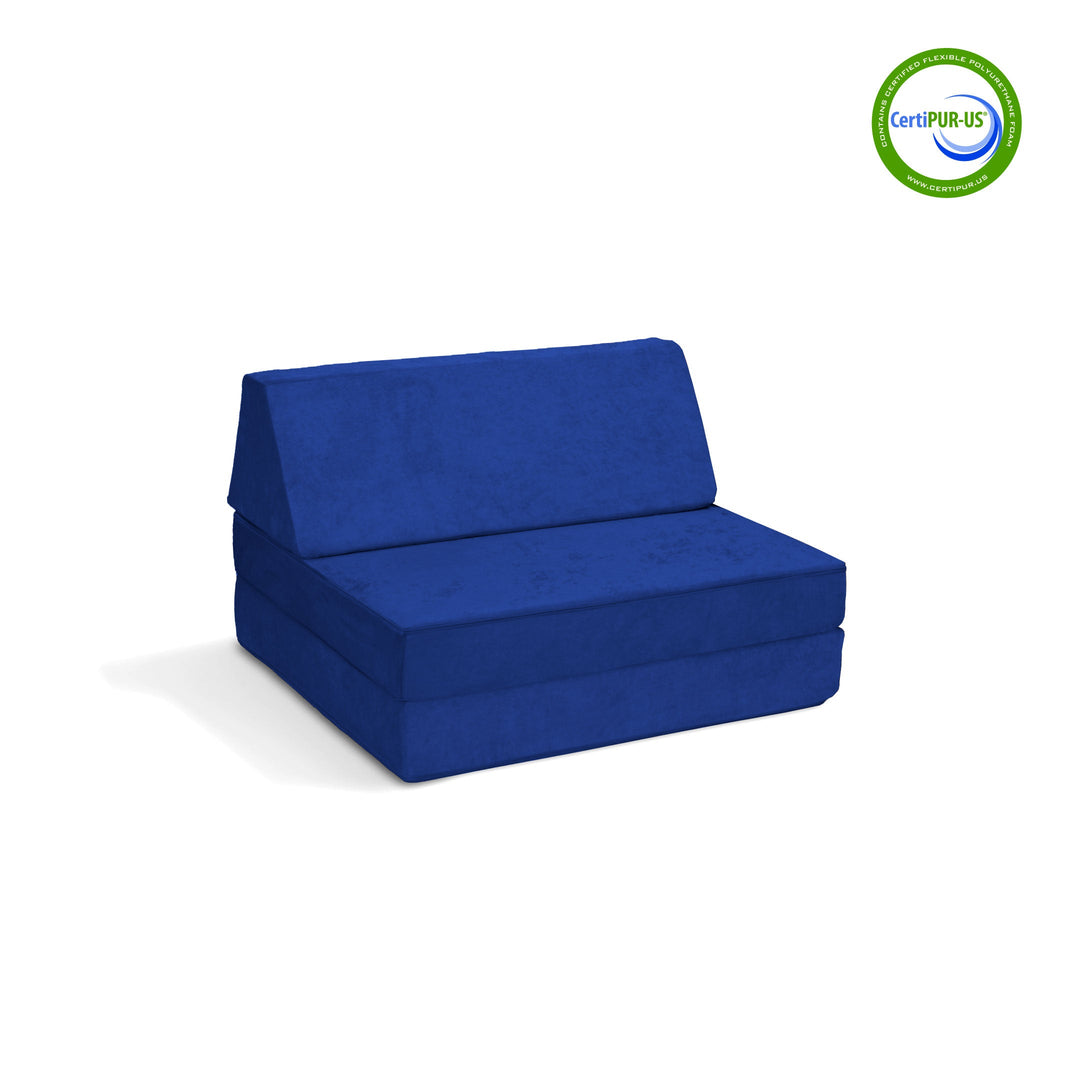 The Half-Coconut Play Couch in Cosmic Cobalt