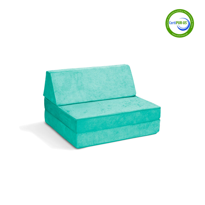 The Half-Coconut Play Couch in Tropical Teal
