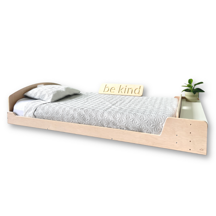 BUNDLE - Montessori Floor Bed (Twin Size) & Mattress - Made In Canada