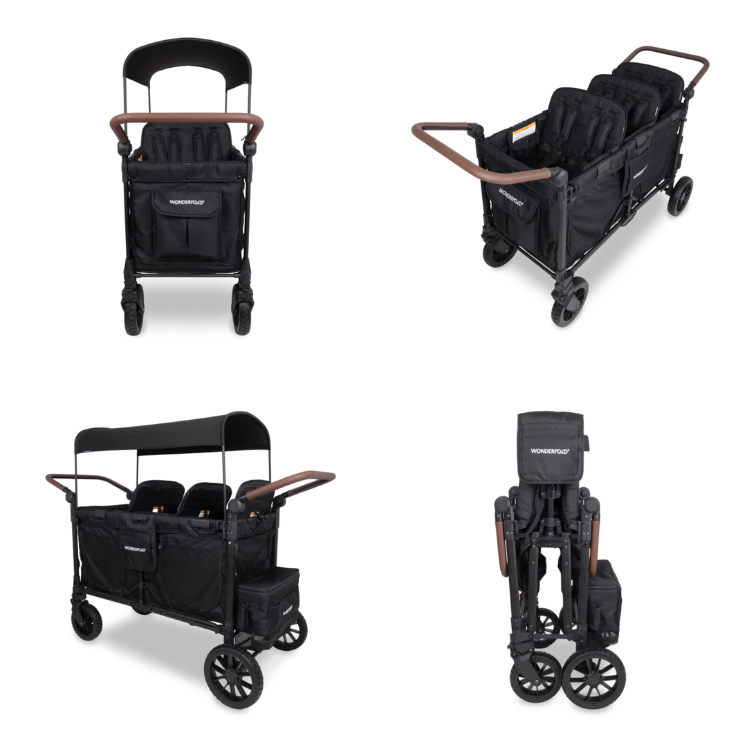 Wonderfold 6-Seater Stroller Wagon | All-Terrain Folding Push & Pull Wagon