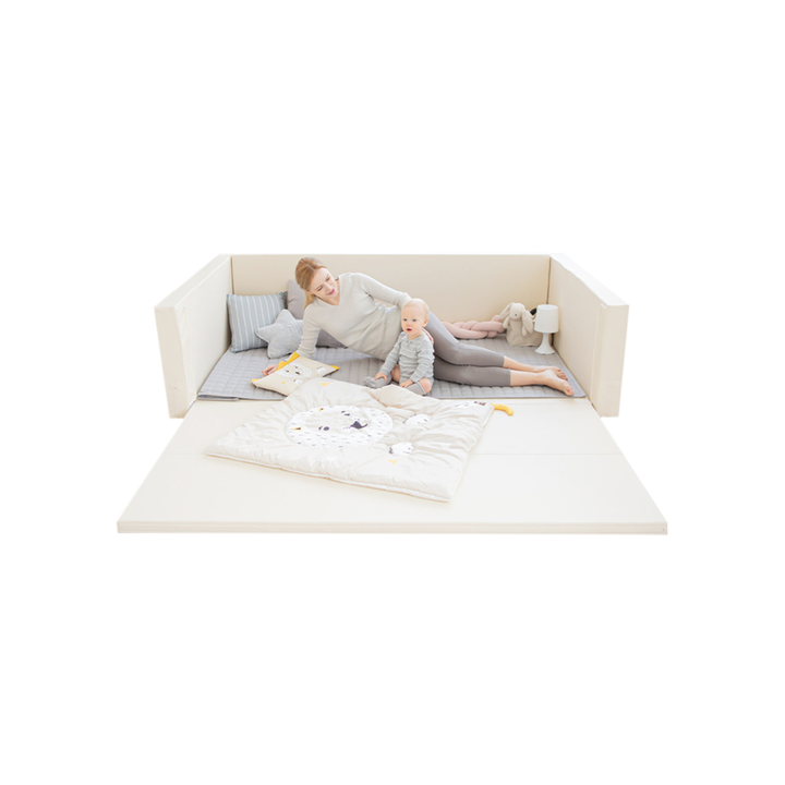 Ggumbi Lucky Star Bumper Bed Ivory - XXL