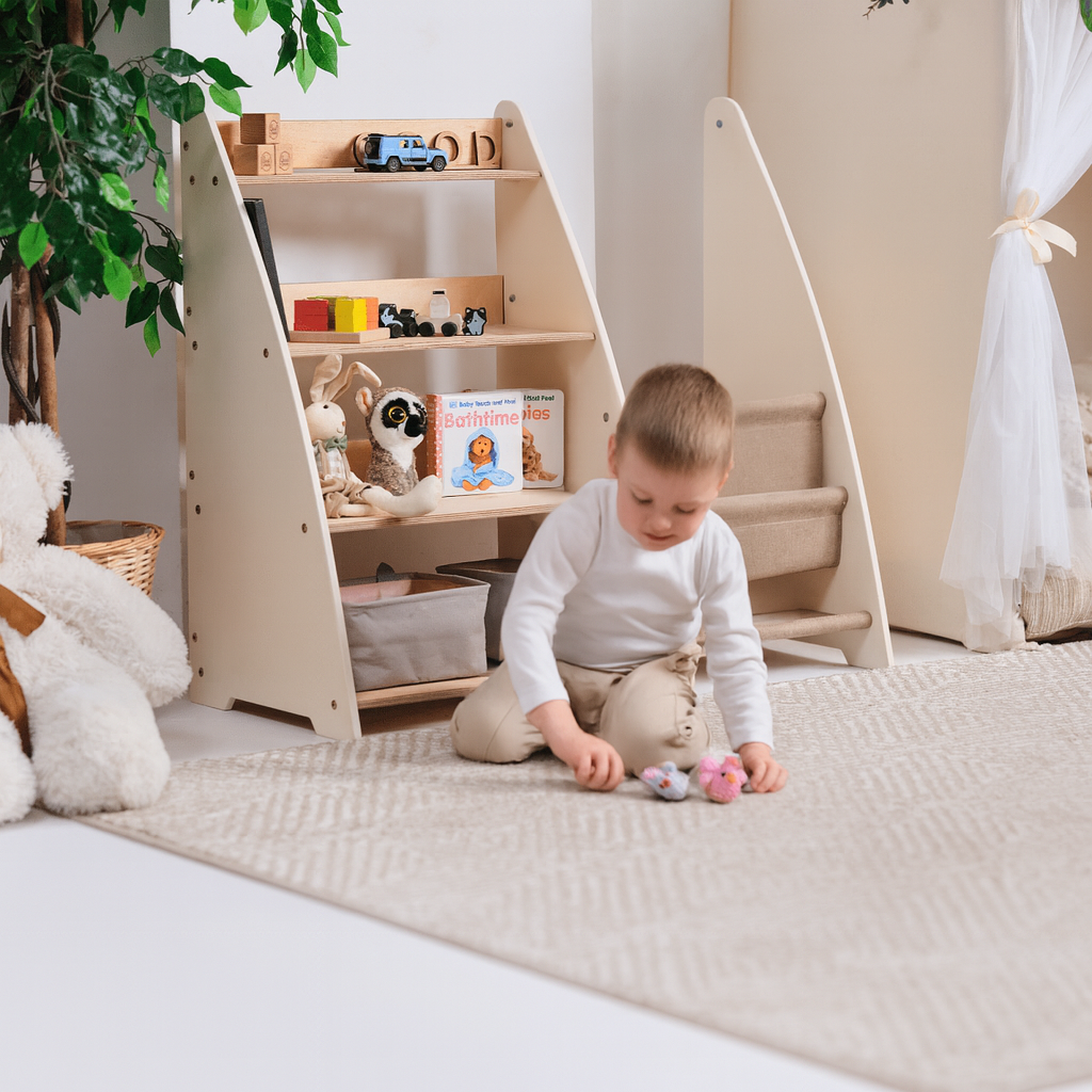2in1 Montessori Shelf for Books and Toys
