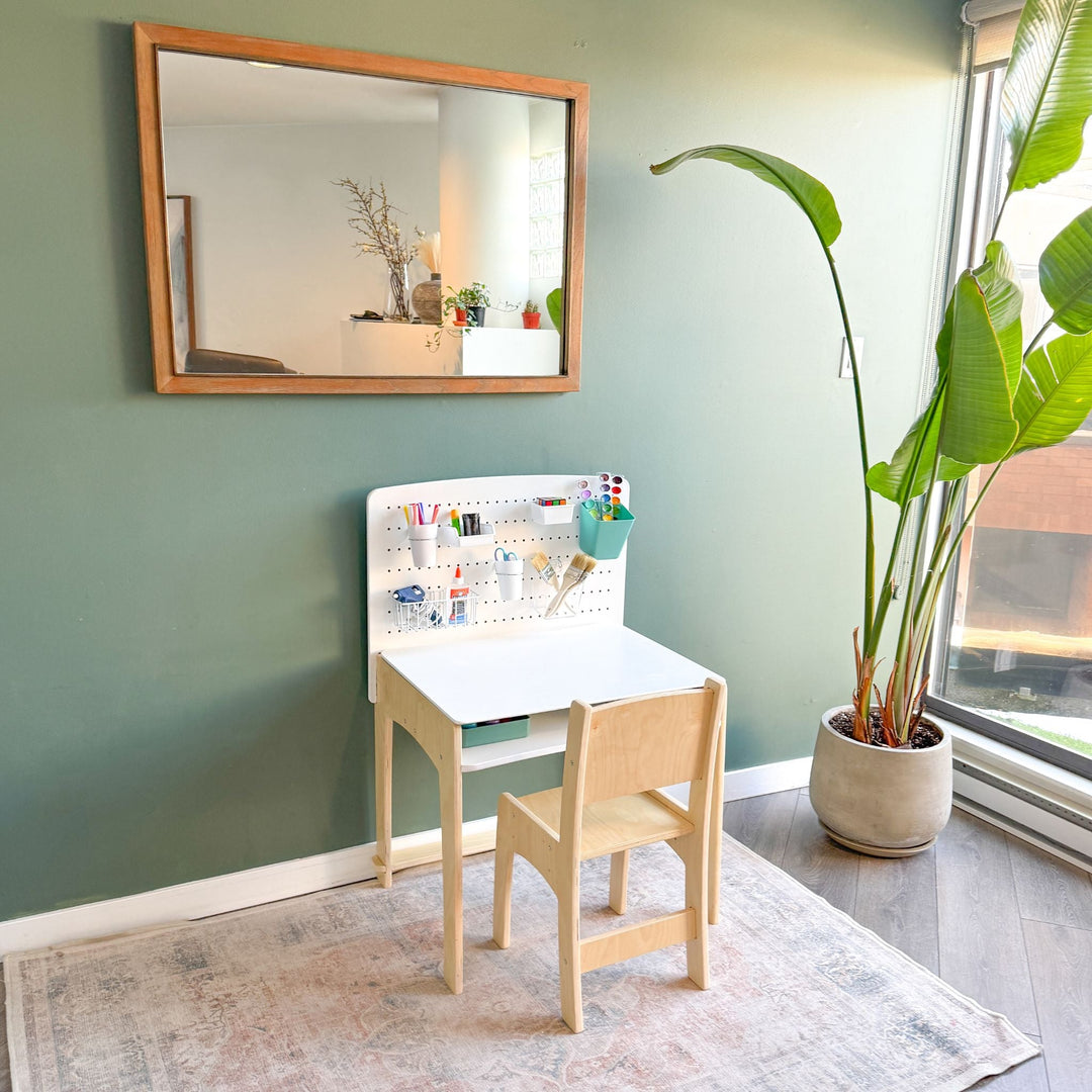 Kid Desk & Adjustable Chair - Made In Canada
