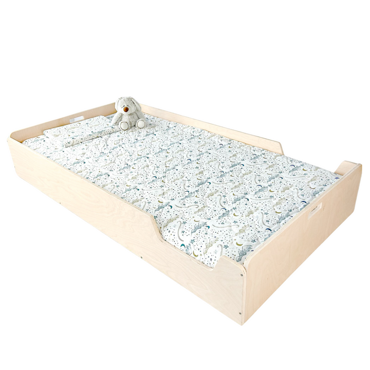 Montessori Floor Bed with Rails (Crib or Twin) Made In Canada