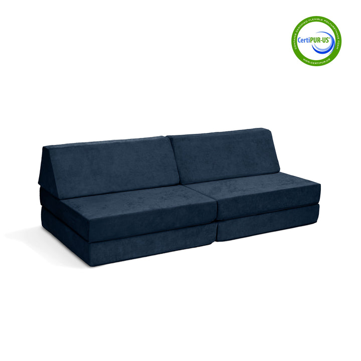 The Coconut Play Couch in Midnight Tide
