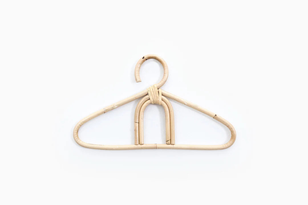 Rattan Kids Hangers (Set Of 5)