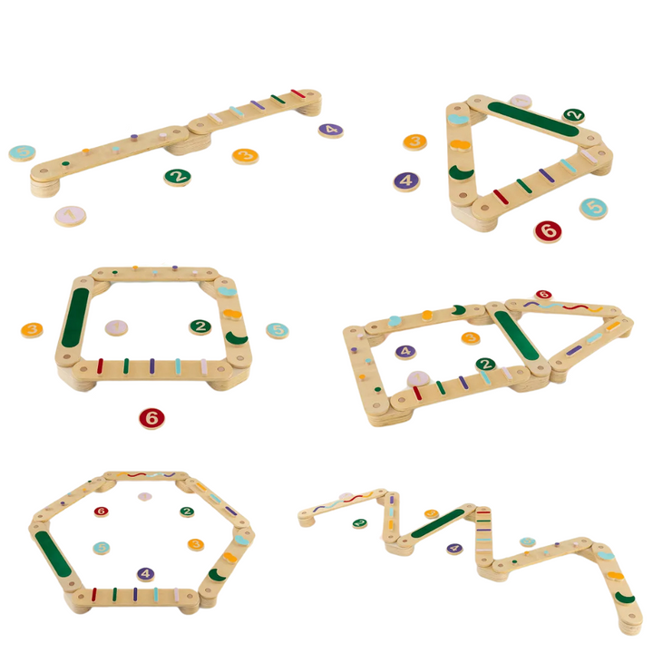 Reversible Balance Beams & Stepping Stones SET