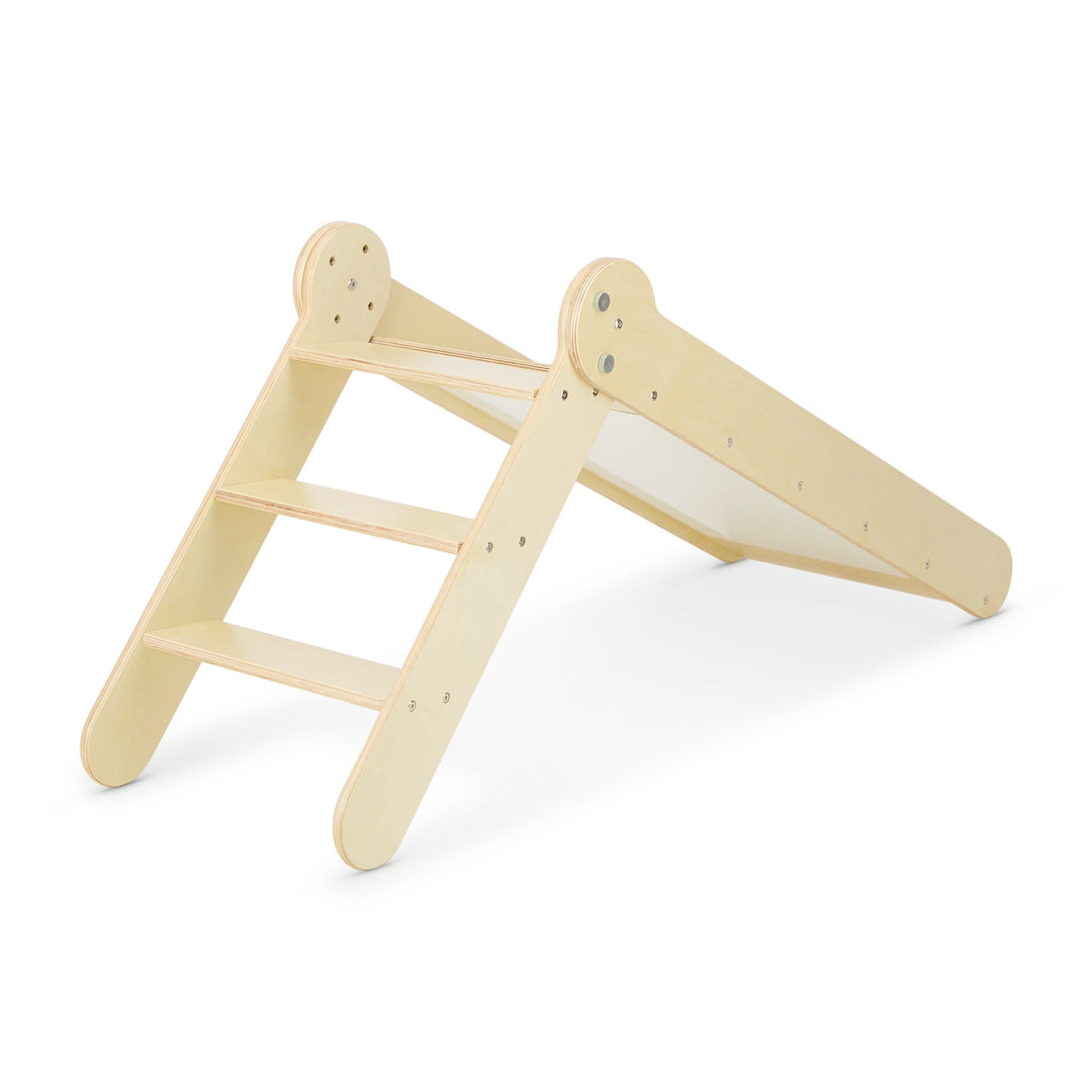 2-in-1 “Slide ’n Sketch” – Folding Kids Slide with Drawing Easel Board (Indoor Play)
