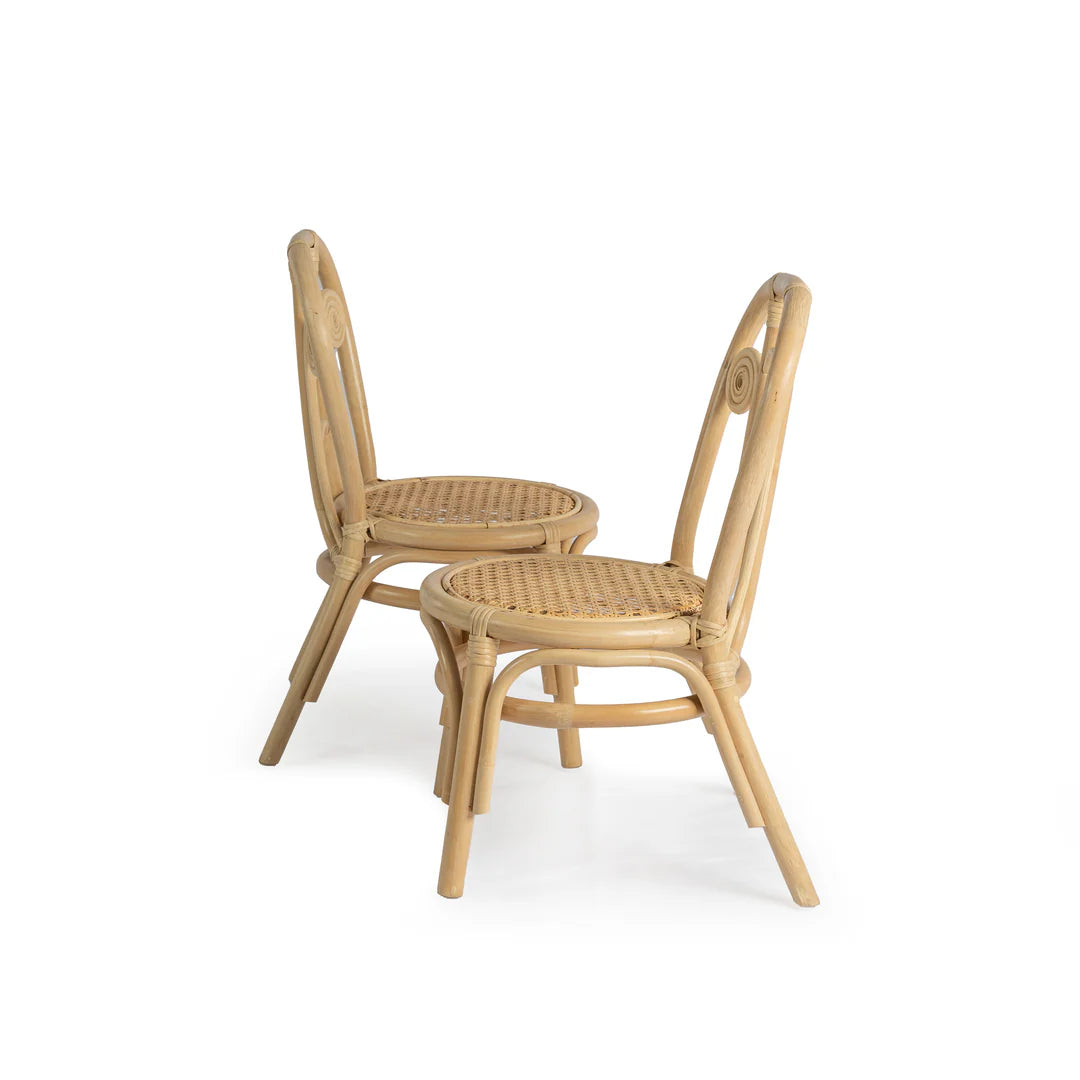 Rattan Kids Chairs - HACHI (Set Of 2)