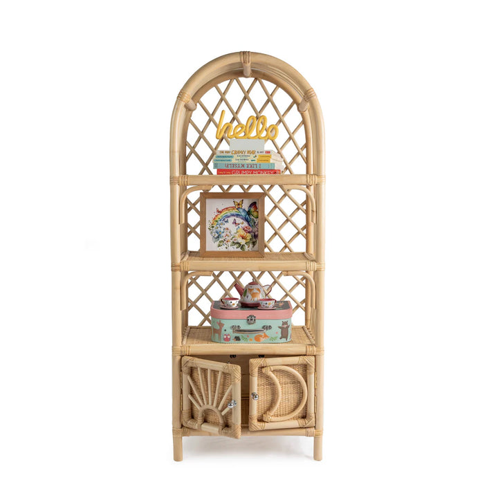 Rattan Kids Shelf - Large