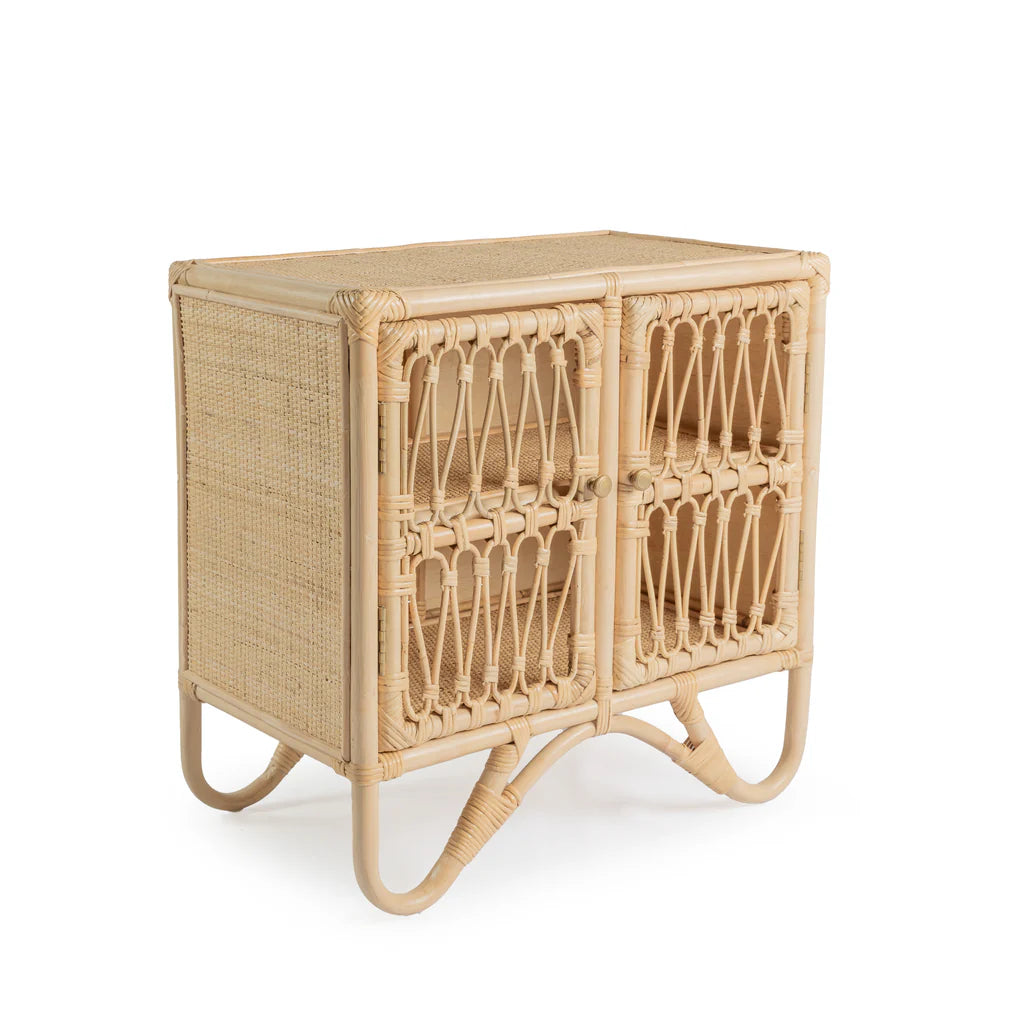 Rattan Kids Cabinet