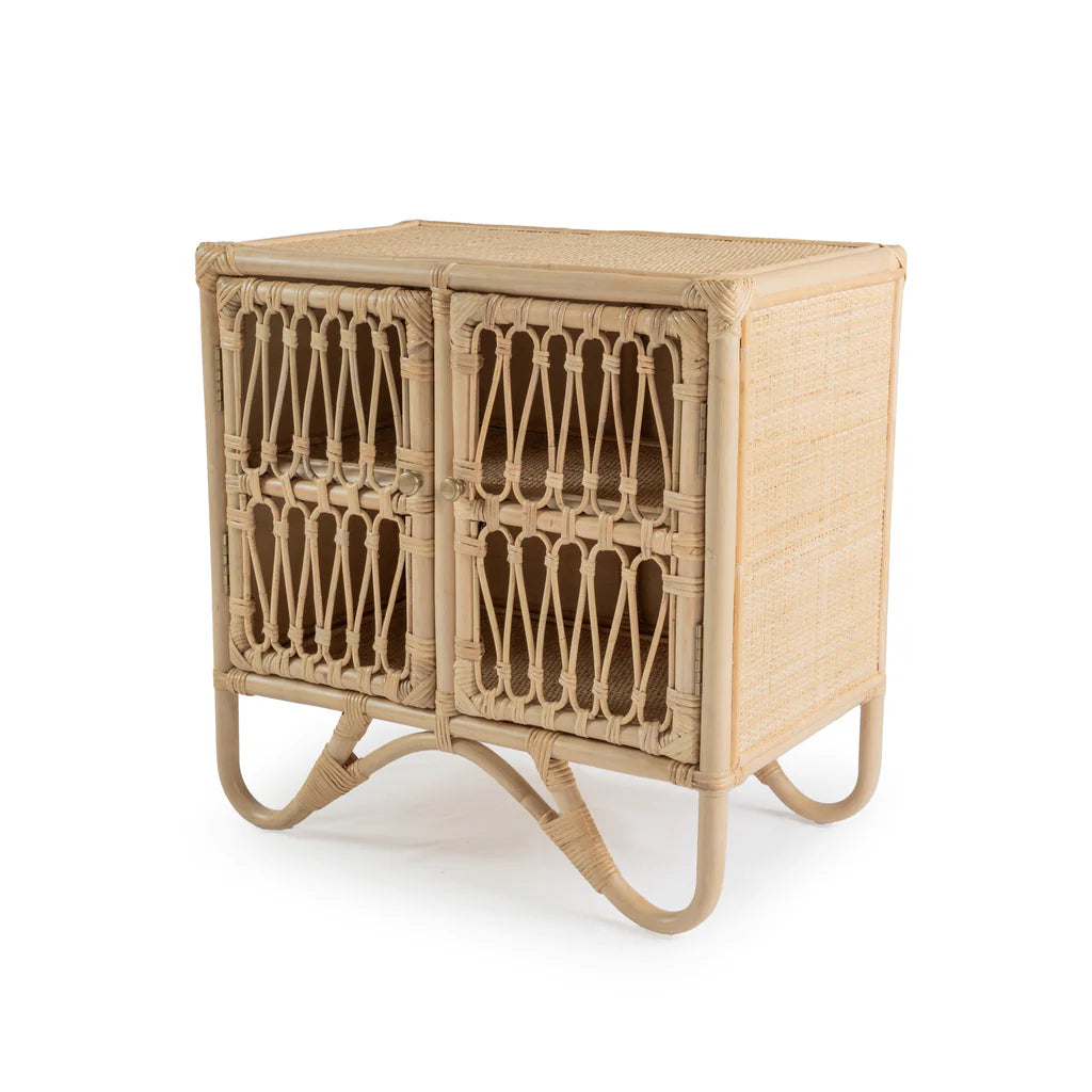 Rattan Kids Cabinet