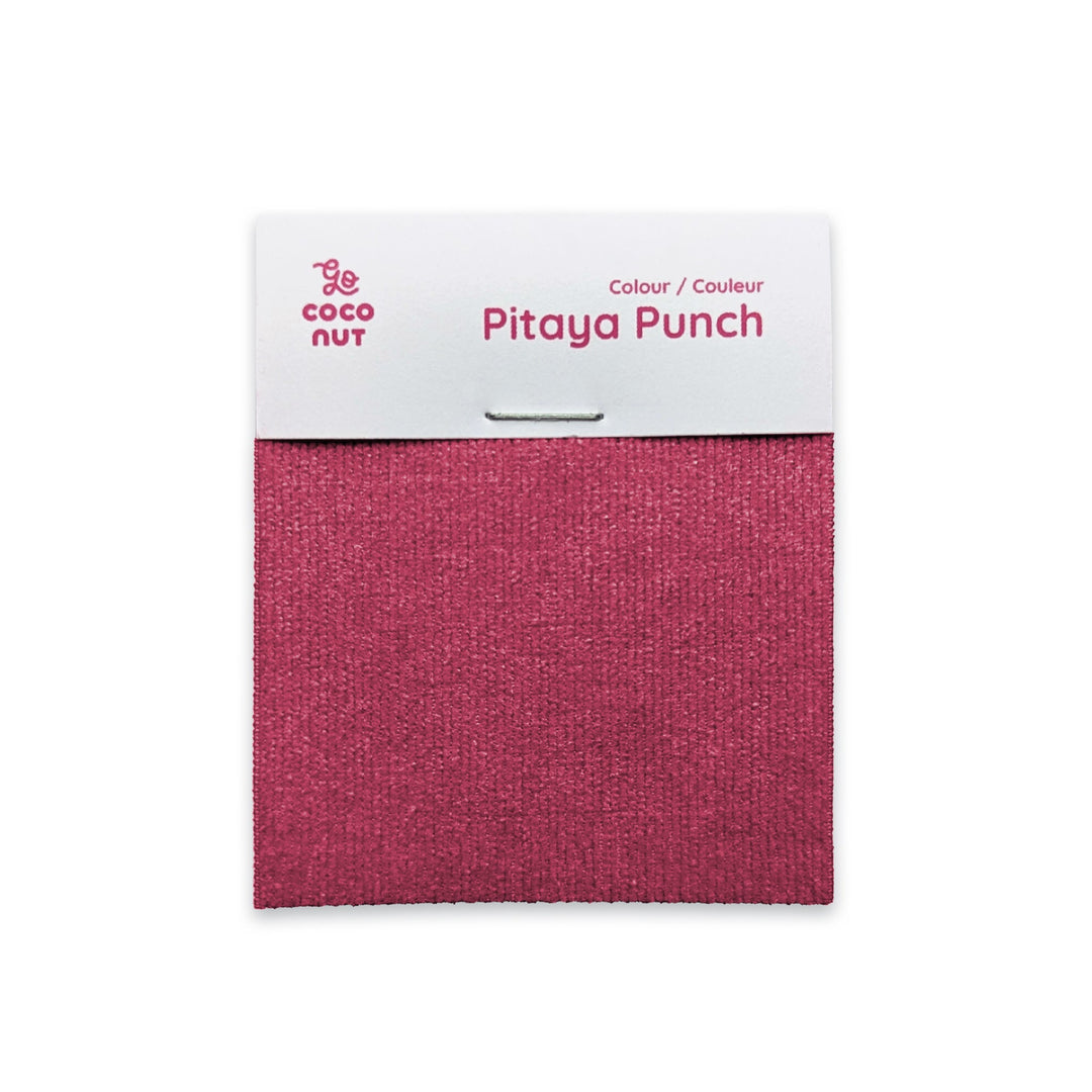 Pitaya Punch fabric sample, The Coconut Play Couch