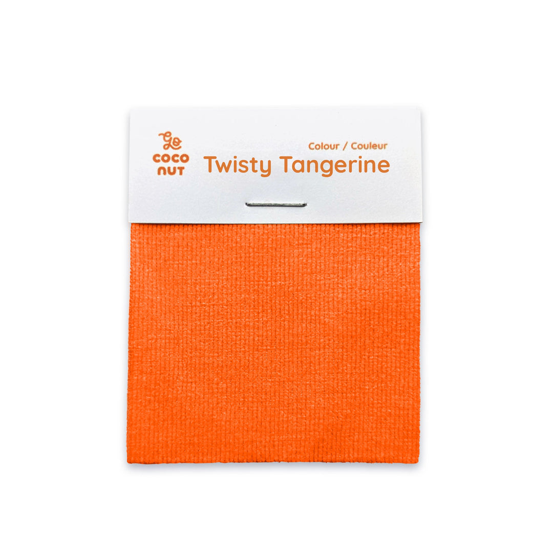 Twisty Tangerine fabric