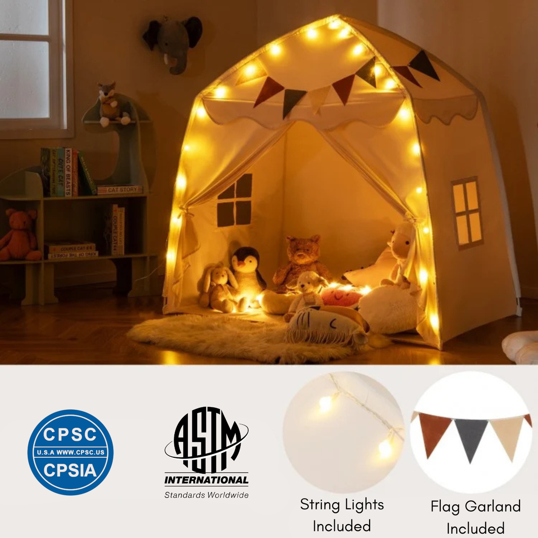 Large Kids Play Tent With Lights