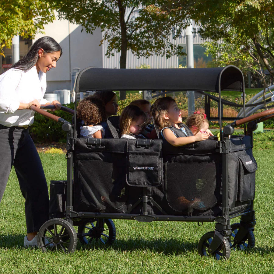 Wonderfold 6-Seater Stroller Wagon | All-Terrain Folding Push & Pull Wagon