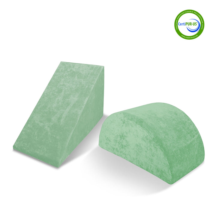 Wedge & Mega Rocker Bundle in Misty Mint