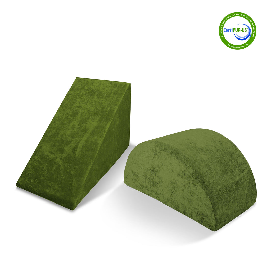 Wedge & Mega Rocker Bundle in Matcha Cha-Cha