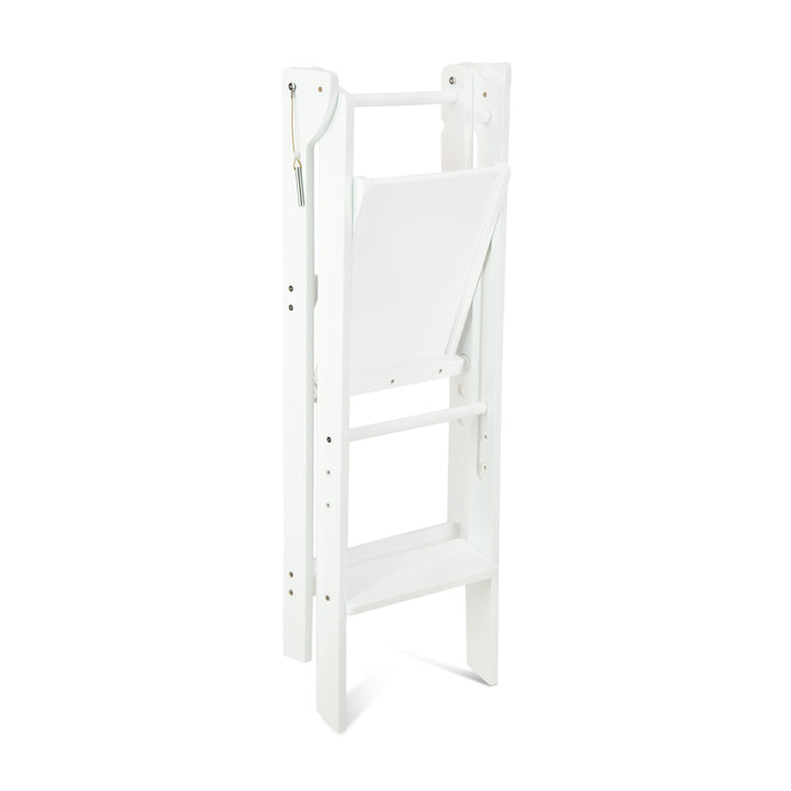 Adjustable White Fold N' Store Learning Tower - MLHCo