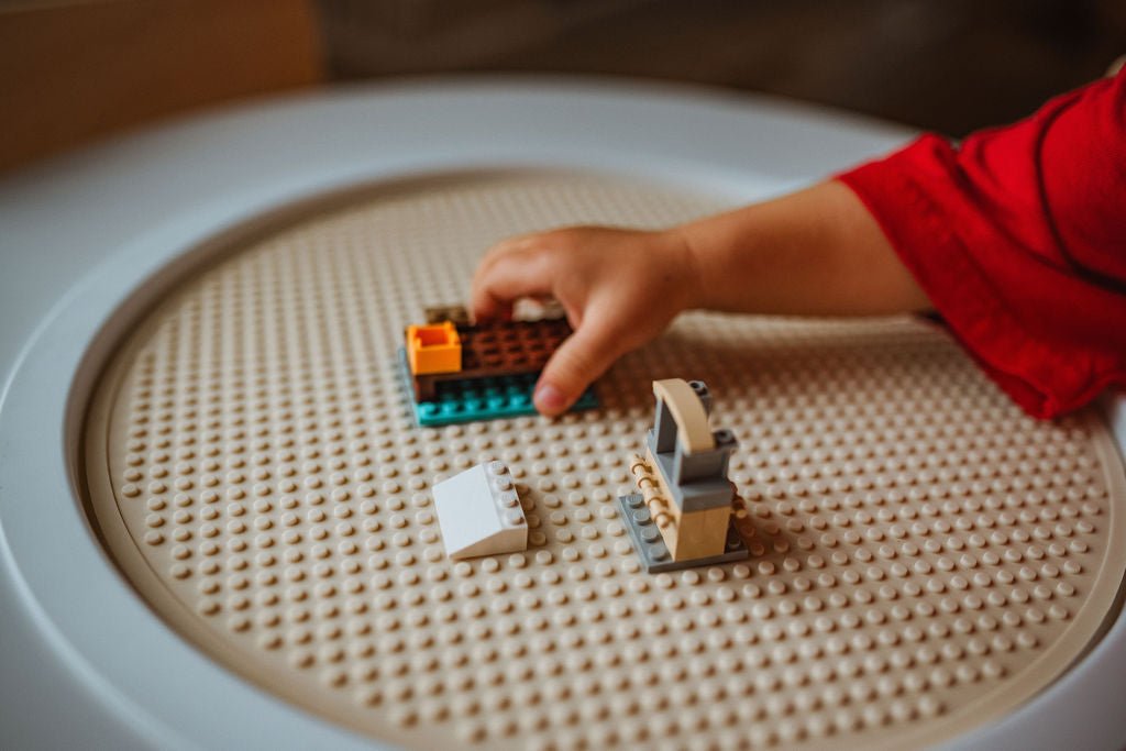 Wooden Sensory Table for Toddlers - 4-in-1 Montessori Activity Table