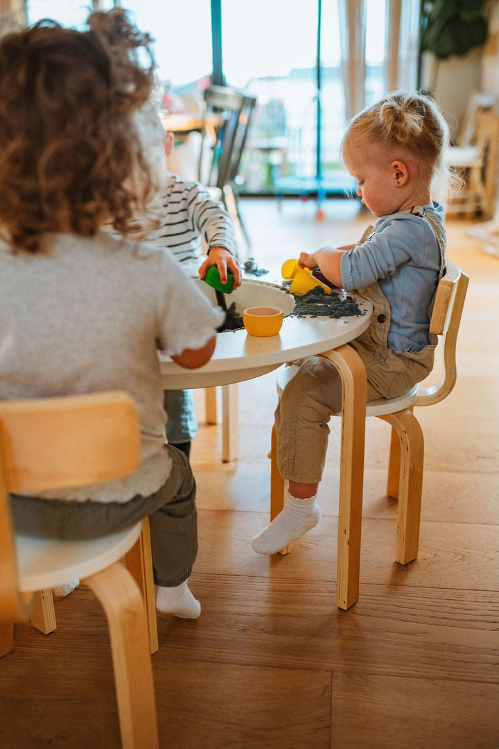 Wooden Sensory Table for Toddlers - 4-in-1 Montessori Activity Table