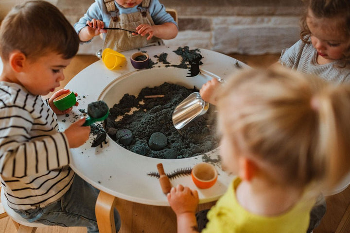 Wooden Sensory Table for Toddlers - 4-in-1 Montessori Activity Table