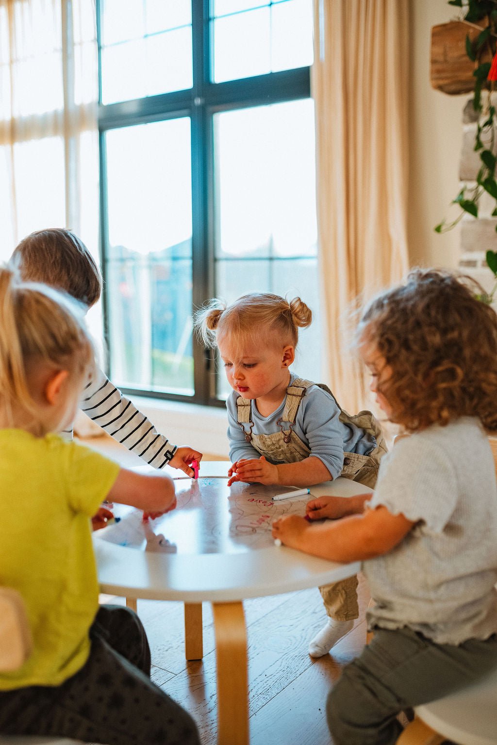 Wooden Sensory Table for Toddlers - 4-in-1 Montessori Activity Table
