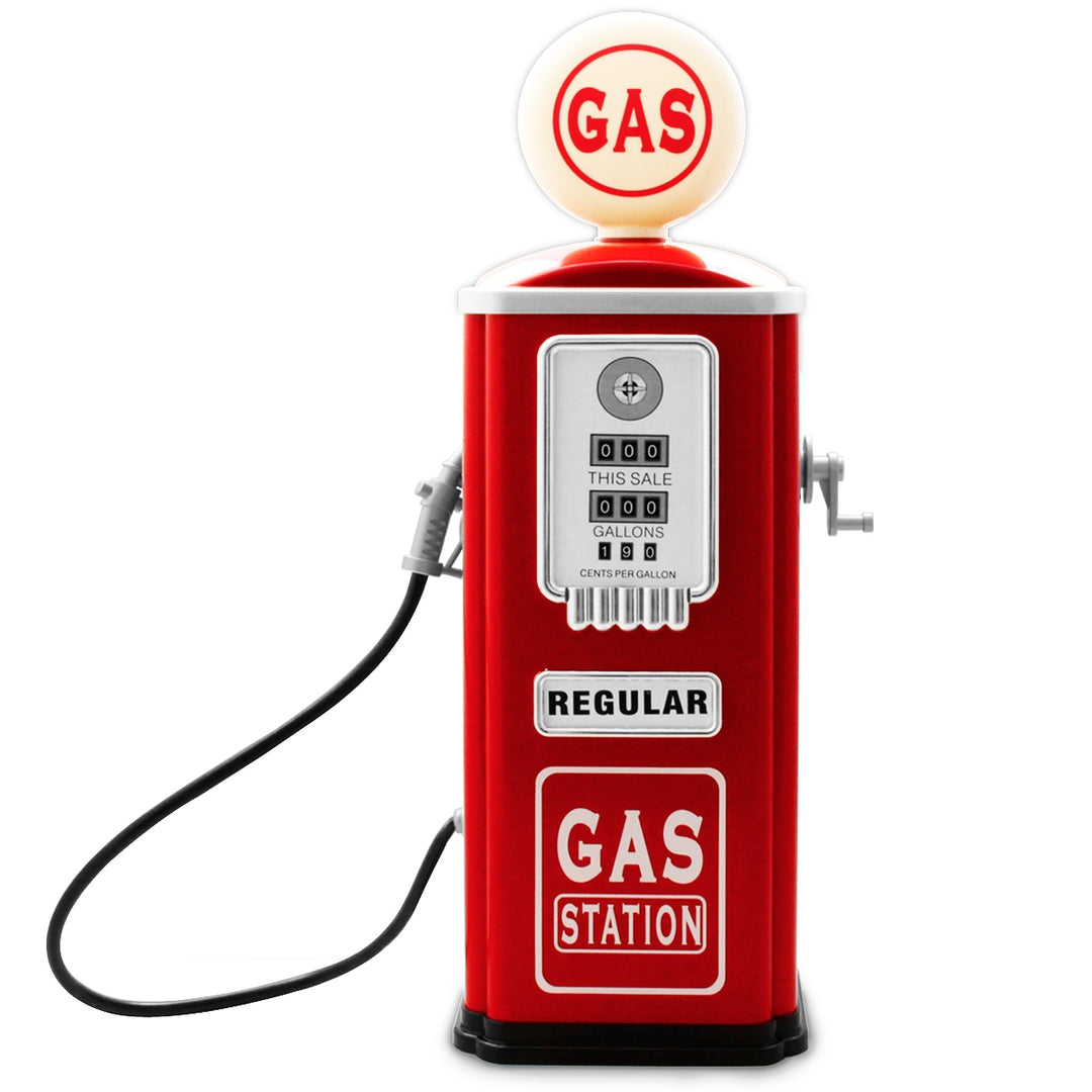 Baghera red vintage gas pump toy