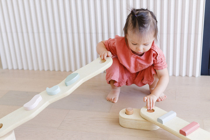 Step 'n Balance – Kids Modular Balance Beam Building Set (Indoor Gross Motor)