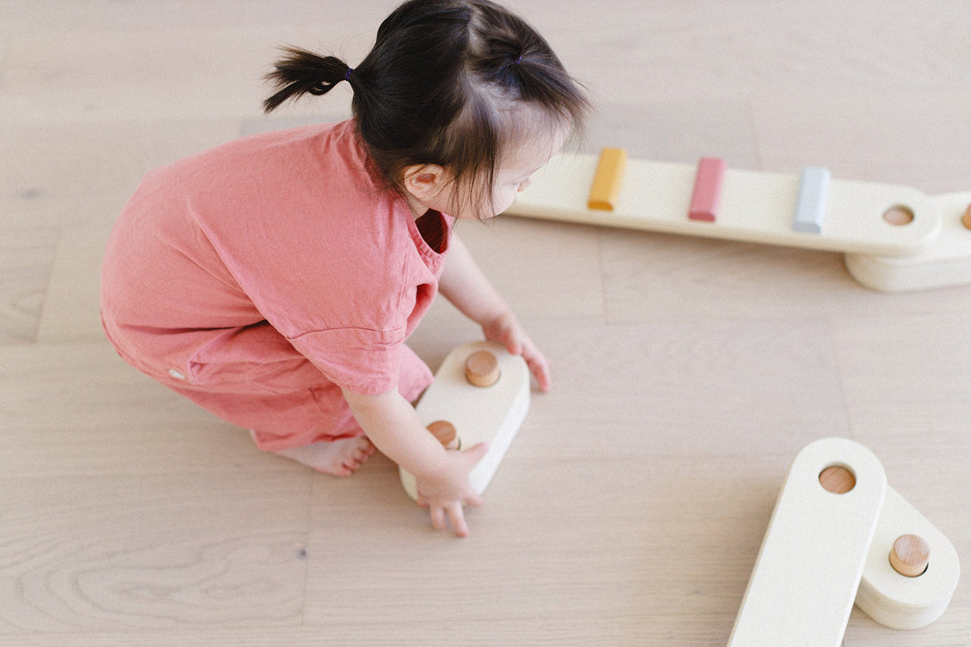 Step 'n Balance – Kids Modular Balance Beam Building Set (Indoor Gross Motor)