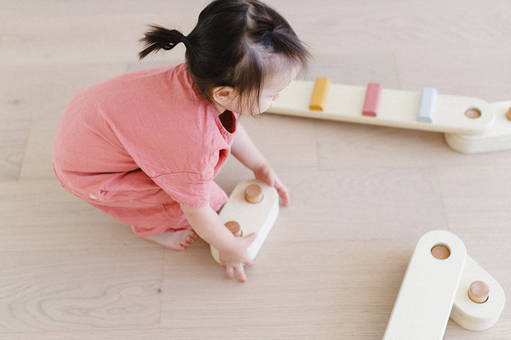 Step 'n Balance – Kids Modular Balance Beam Building Set (Indoor Gross Motor)