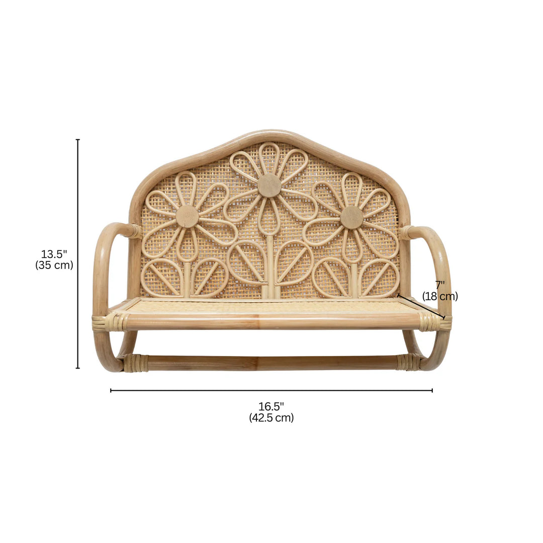 Rattan Wall Shelf